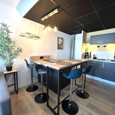 شقة Renove Avec Vue Mer, Acces Direct Plage, Parking Privatif, 4 Couchages - - Fr-1-224-799 *