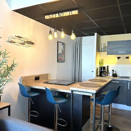 شقة Renove Avec Vue Mer, Acces Direct Plage, Parking Privatif, 4 Couchages - - Fr-1-224-799 *
